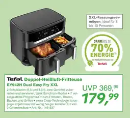 EP Tefal doppel-heißluft-fritteuse ey942h dual easy fry xxl Angebot