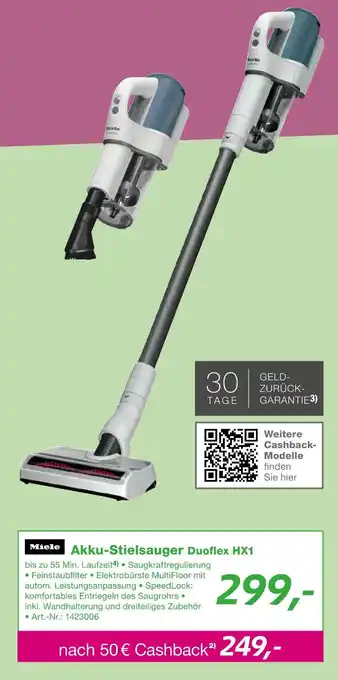 EP Miele akku-stielsauger duoflex hx1 Angebot