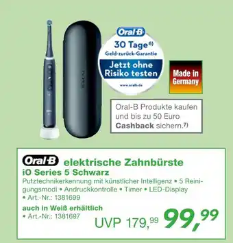 EP Oral-b elektrische zahnbürste io series 5 Angebot