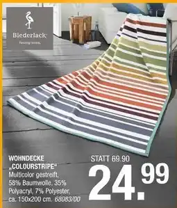 Hofmeister Biederlack wohndecke colourstripe Angebot