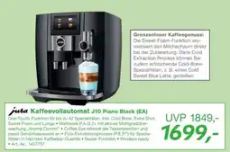 EP Jura kaffeevollautomat j10 piano black (ea) Angebot
