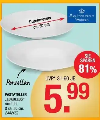 Hofmeister Seltmann weiden pastateller „lukullus“ Angebot