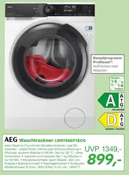 EP Aeg waschtrockner lwr796ep1eco Angebot