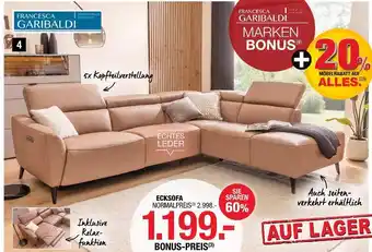 Hofmeister Francesca garibaldi ecksofa Angebot