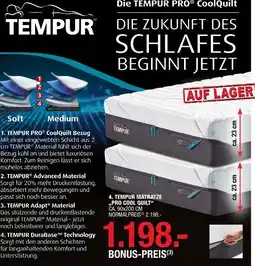 Hofmeister Tempur matratze „pro cool quilt“ Angebot