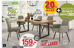 Hofmeister Novo furn esstisch Angebot