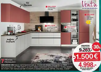 Hofmeister Ventu einbauküche win Angebot