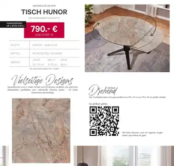 Kabs Polsterwelt Tisch hunor Angebot
