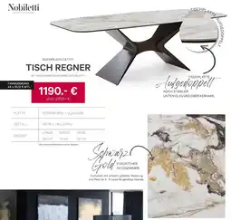 Kabs Polsterwelt Nobiletti tisch regner Angebot
