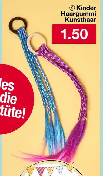 Woolworth Kinder haargummi kunsthaar Angebot