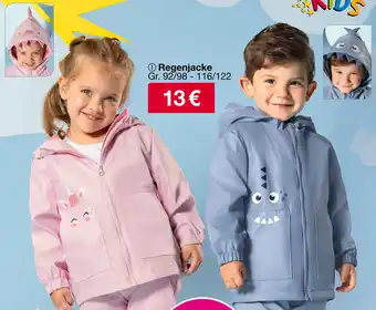 Woolworth Regenjacke einhorn Angebot