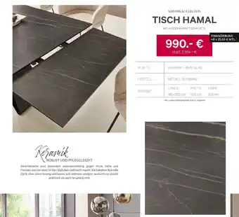 Kabs Polsterwelt Tisch hamal Angebot