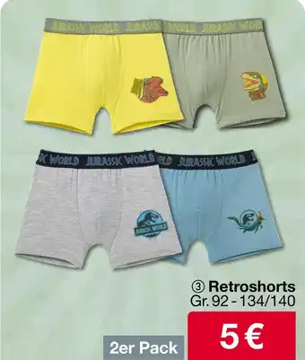 Woolworth Jurassic world retroshorts Angebot