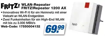 expert Techno Land WLAN-Repeater FRITZ!Repeater 1200 AX Angebot