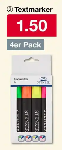 Woolworth Stenzer textmarker Angebot