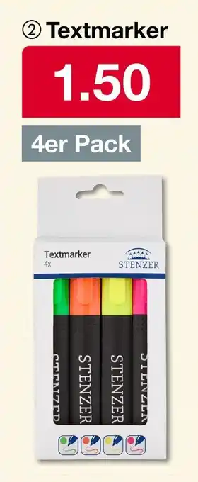 Woolworth Stenzer textmarker Angebot