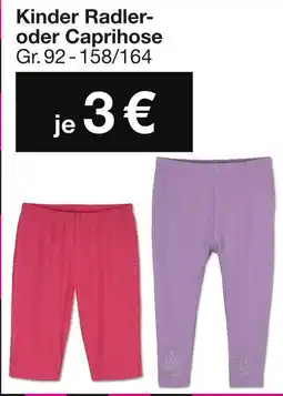 Woolworth Kinder radler- oder caprihose Angebot
