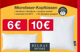 Woolworth Belday home microfaser-kopfkissen Angebot
