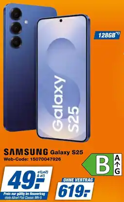 expert Techno Land SAMSUNG Galaxy S25 Angebot