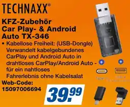 expert Techno Land TECHNAXX KFZ-Zubehör Car Play- & Android Auto TX-346 Angebot