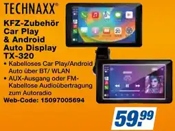 expert Techno Land TECHNAXX KFZ-Zubehör Car Play & Android Auto Display TX-320 Angebot