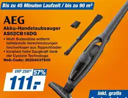 expert Techno Land AEG Akku-Handstaubsauger AS52CB18DG Angebot