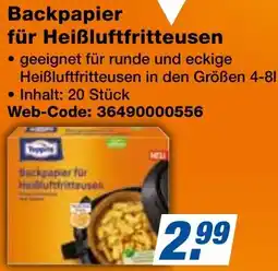 expert Techno Land Backpapier für Heißluftfritteusen Angebot