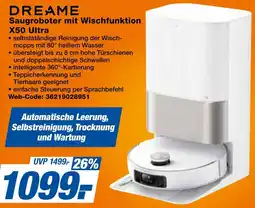 expert Techno Land DREAME Saugroboter mit Wischfunktion X50 Ultra Angebot