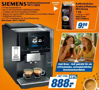 expert Techno Land SIEMENS Kaffeevollautomat TP717DF6 Angebot