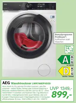 EP AEG Waschtrockner LWR796EP1ECO Angebot