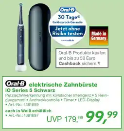 EP Oral-B elektrische Zahnbürste iO Series 5 Schwarz Angebot