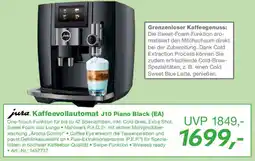 EP jura Kaffeevollautomat J10 Piano Black (EA) Angebot