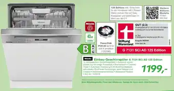 EP Miele Einbau-Geschirrspüler G 7131 SCI AD 125 Edition Angebot