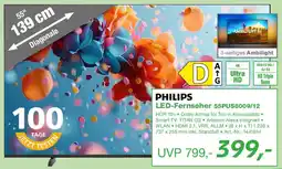 EP PHILIPS LED-Fernseher 55PUS8009/12 Angebot