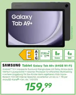 EP SAMSUNG Tablet Galaxy Tab A9+ (64GB Wi-Fi) Angebot