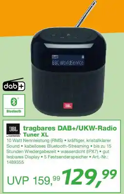 EP JBL tragbares DAB+/UKW-Radio Tuner XL Angebot