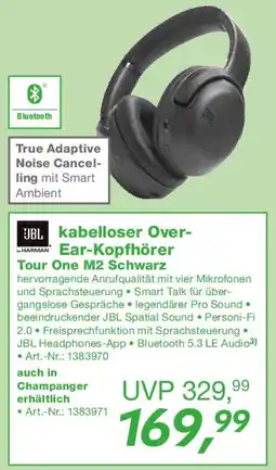 EP JBL kabelloser Over Ear-Kopfhörer Tour One M2 Schwarz Angebot