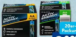 Aldi Süd Activ Energy Alkaline-Batterien Angebot