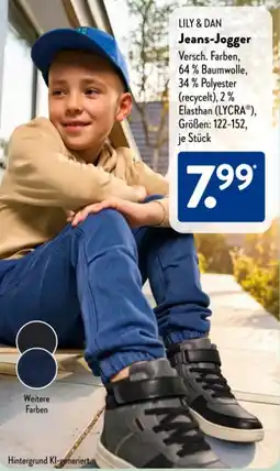 Aldi Süd Lily & Dan Kinder Jeans-Jogger Angebot