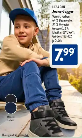 Aldi Süd Lily & Dan Kinder Jeans-Jogger Angebot