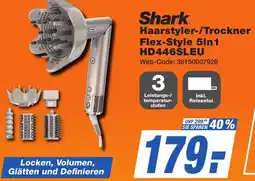 K+B Expert Shark Haarstyler-/Trockner Flex-Style 5in1 HD446SLEU Angebot