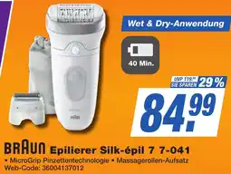 K+B Expert BRAUN Epilierer Silk-épil 7 7-041 Angebot