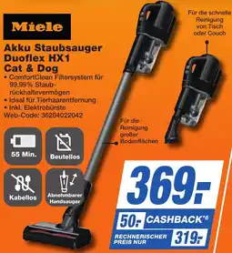 K+B Expert Miele Akku Staubsauger Duoflex HX1 Cat & Dog Angebot