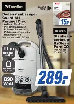 K+B Expert Miele Bodenstaubsauger Guard M1 Parquet Flex Angebot
