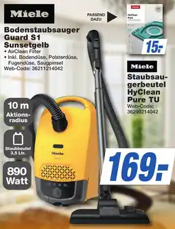 K+B Expert Miele Bodenstaubsauger Guard S1 Sunsetgelb Angebot