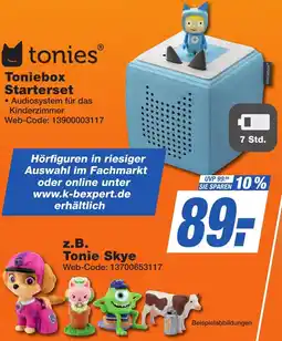 K+B Expert tonies Toniebox Starterset und Tonie Skye Angebot