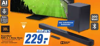 K+B Expert JBL Soundbar BAR 2.1 Deep Bass Angebot