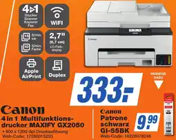 K+B Expert Canon 4 in 1 Multifunktionsdrucker MAXIFY GX2050 Angebot