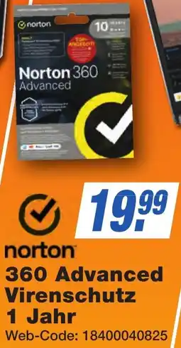 K+B Expert Norton 360 Advanced Virenschutz 1 Jahr Angebot