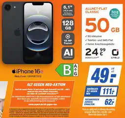 K+B Expert Apple iPhone 16e Angebot